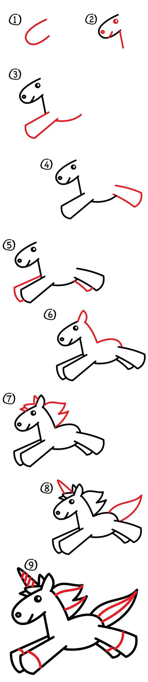 Maybe you would like to learn more about one of these? How To Draw A Unicorn For Kids | Unicorn drawing, Easy drawings, Learn to draw