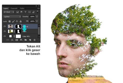 Tutorial Cara Membuat Efek Double Exposure Dengan Adobe Photoshop