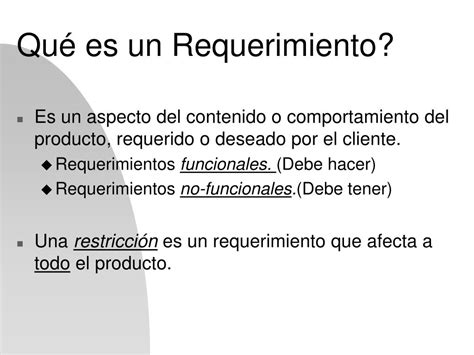 Ppt Especificación Y Análisis De Requerimientos Powerpoint