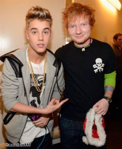 Justin Bieber And Ed Sheeran Jingle Ball 2012 Justin Bieber Photo