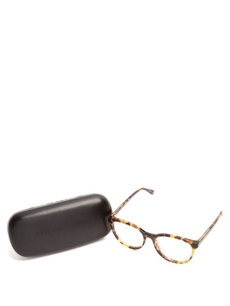 Falabella Round Frame Acetate Glasses Stella Mccartney Matchesfashion Uk
