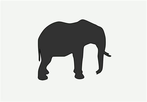 Download Elephant Silhouette Stencil at GetDrawings | Free download