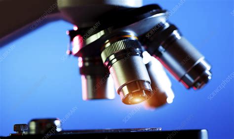 Microscope Stage And Lenses Stock Image F0214704 Science Photo