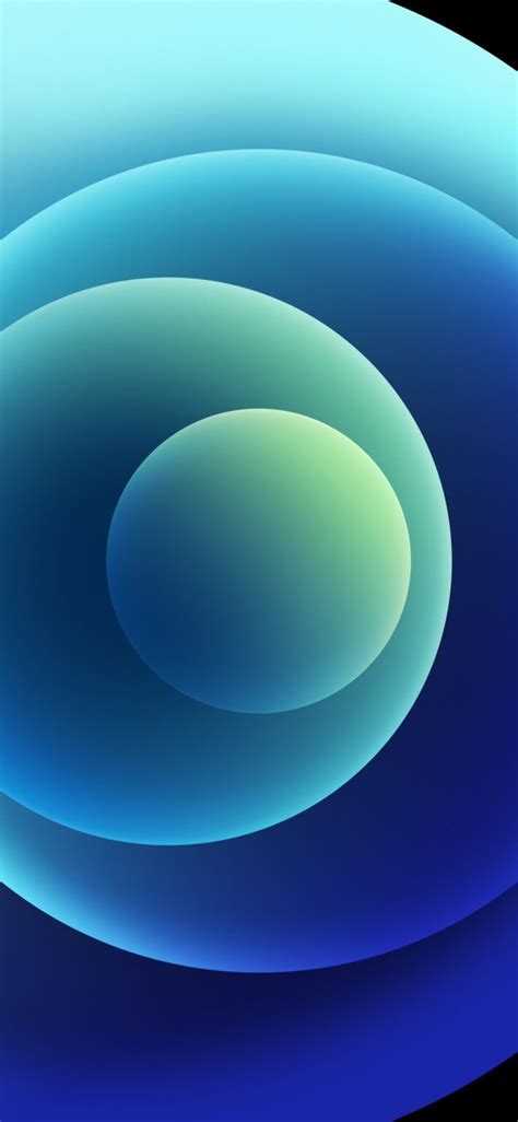 Iphone 12 Orbs Blue Light Live Wallpaper Wallpapers Central