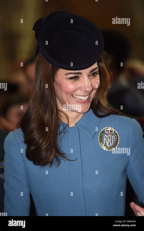 The Duchess Of Cambridge Raf Air Cadets 75th Anniversary Stock Photo