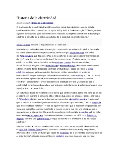 Doc Historia De La Electricidad Joonathaan Barreto