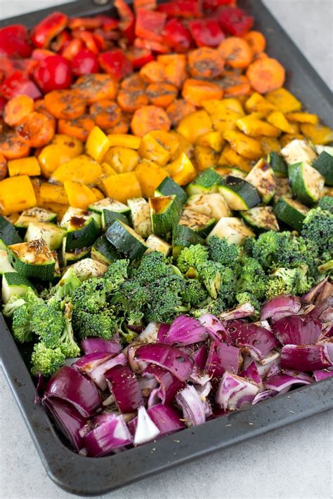 Oil Free Rainbow Roasted Vegetables Simple Vegan Blog