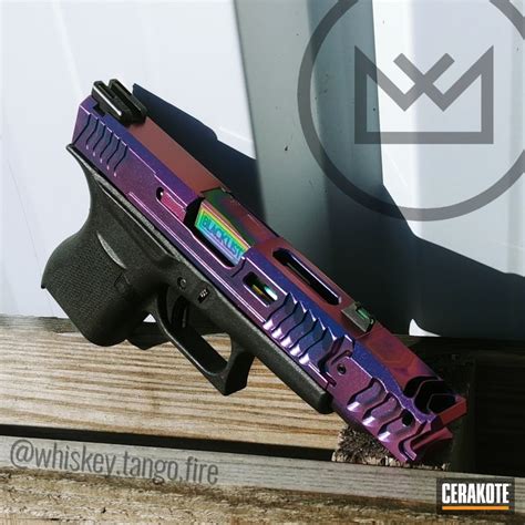 Glock Handgun In A Cerakote And Gun Candy Finish By Web User Cerakote