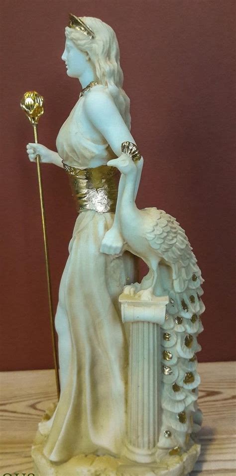 Déesse Hera Des Femmes Mariage Statue Peinte à La Main Etsy