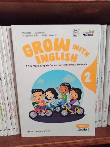 Jual Buku Grow With English Bahasa Inggris Kelas 2 Sd Erlangga