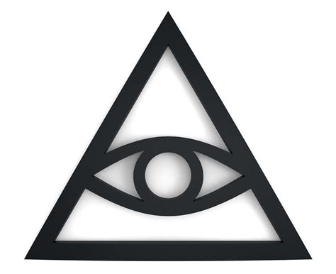 Illuminati Sign Free 3d Model 3d Printable Stl