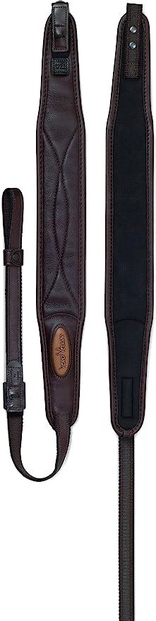 Amazon Com Vero Vellini Premium Leather I QR Rifle Sling Brown Gun Slings Sports Outdoors