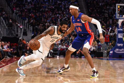 The nba fined both the brooklyn nets and irving $35,000 each on wednesday over irving violating league rules governing media. Kyrie Irving Scores 45 Points, Nets Beat Pistons In OT ...