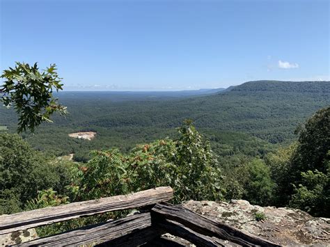 North View Lookout At Round Top Mountain Jasper Arkansas Usa Hiking