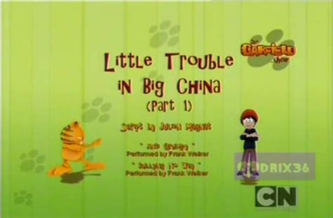 Little Trouble In Big China Part 1 Garfield Wiki Fandom