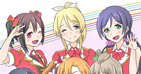 Love Live Group Picture Love Live 100 Bookmarks μs Pixiv