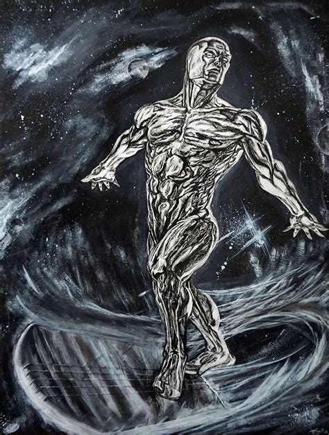Silver Surfer Drawing I Did For A Friend 2 Years Ago Rmarvel