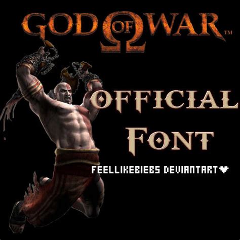 God Of War Font By Feellikebiebs On Deviantart