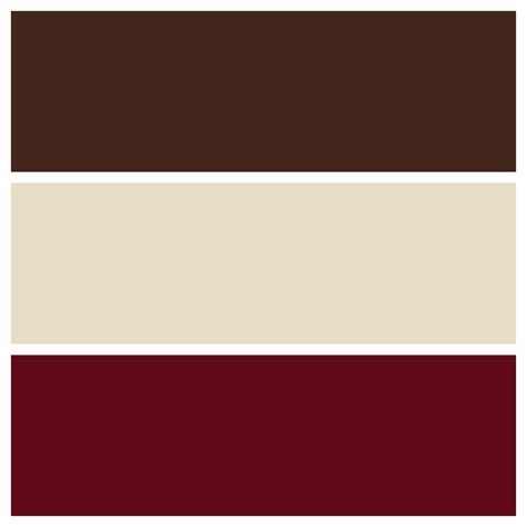 Dark Brown Cream And Burgundy ♡♡ Color Combo Inspiration Brown Color