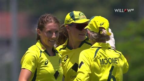 Darcie Brown Wickets Vs Pakistan Women Nd Odi Australia Women Vs Pakistan Women Youtube