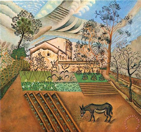 Joan Miro The Vegetable Garden With Donkey Painting The Vegetable