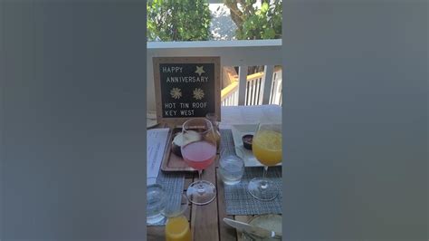 anniversary brunch at hot tin roof key west florida youtube
