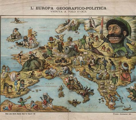 The Satirical Map Of Europe In 2020 Europe Map Cartoon Map Map