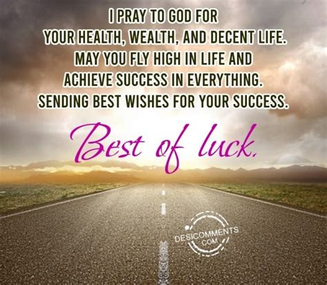 Sending Best Wishes For Your Success Desi Comments