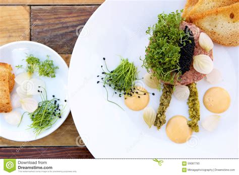 Haute Cuisine Stock Image Image Of Organic Catering 59087793