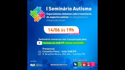 L Semin Rio Autismo Especialistas Debatem Sobre Transtorno Do