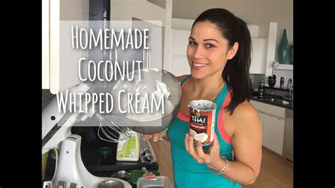 Homemade Coconut Whipped Cream Dairy Free Youtube