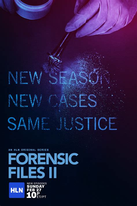 Forensic Files Ii Of Mega Sized Tv Poster Image Imp Awards