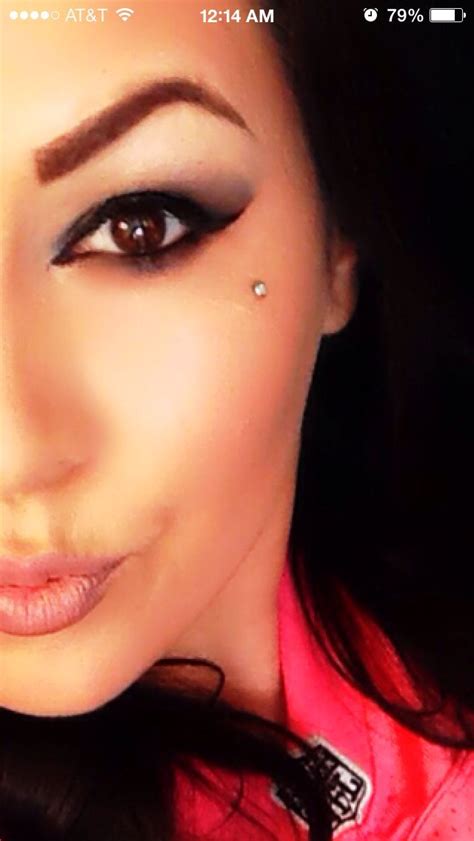 Face Dermal Love This Placement But Wouldnt Do It Face Piercings Facial Piercings Face
