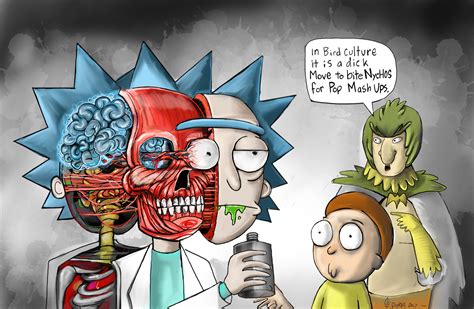 Rick And Morty Fan Piece And Homage To Artist Nychos Rrickandmorty