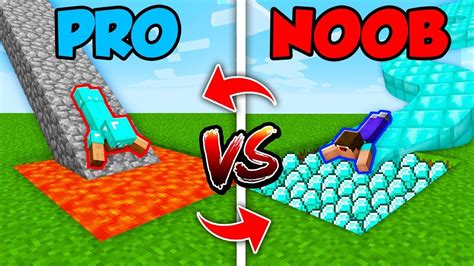 Minecraft Noob Vs Pro Swapped Slide In Minecraft Compilation Youtube