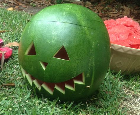 Halloween Watermelon Lantern