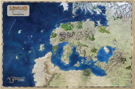 Midgard Poster Map 2012 Rolled By Jonathan Roberts Kobold Press Store