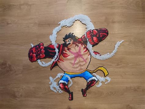 Luffy Gear Fourth Complete By Magicpearls On Deviantart Pixel Art