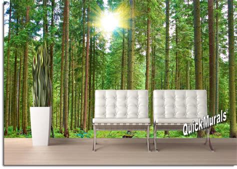 Those who live in rented houses are also finding wall thefts to be a temporary way to personalize their home when the take your walls to new levels with peel and stick wall murals stickers. Morning Forest Peel and Stick Wall Mural