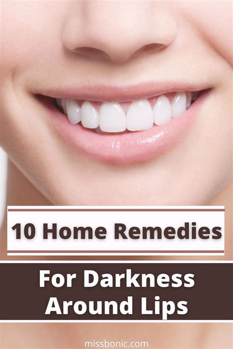 10 Home Remedies For Darkness Around Lips Darkness Around Mouth