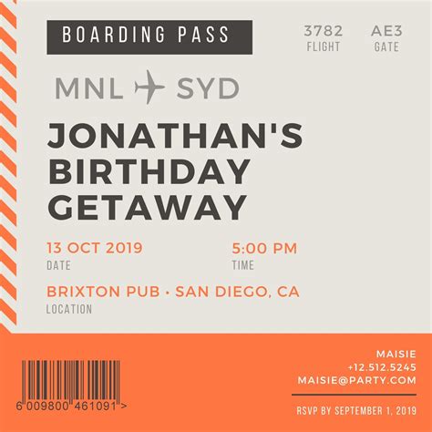 Pack Canva Para Nutticionista In Boarding Pass Mobile Boarding Pass