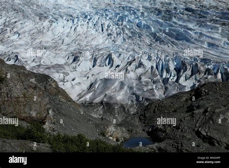 Mendelhall Glacier Juneau Ak Stock Photo Alamy
