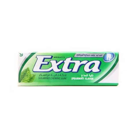 Extra Chewing Gum Spearmint Pack Of 10 Chocolates And Sweets Gomartpk