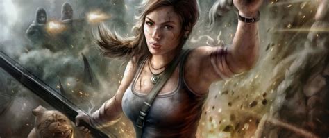 2560x1080 Lara Croft Tomb Raider Fanart 5k 2560x1080 Resolution HD 4k Wallpapers, Images ...