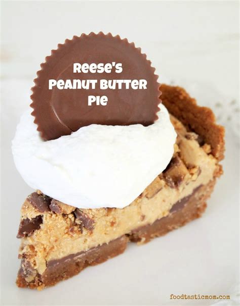 The reese's peanut butter pie should be refrigerated at all times. Reese's Peanut Butter Pie - Foodtastic Mom