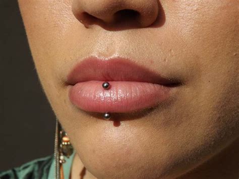 Middle Lip Piercing Septum Piercing In With Images Lip
