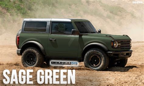 Ford Reportedly Confirms A Green Shade Will Join The 2022 Bronco Color