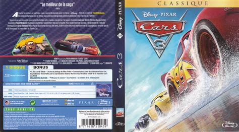 Jaquette Dvd De Cars 3 Blu Ray Cinéma Passion