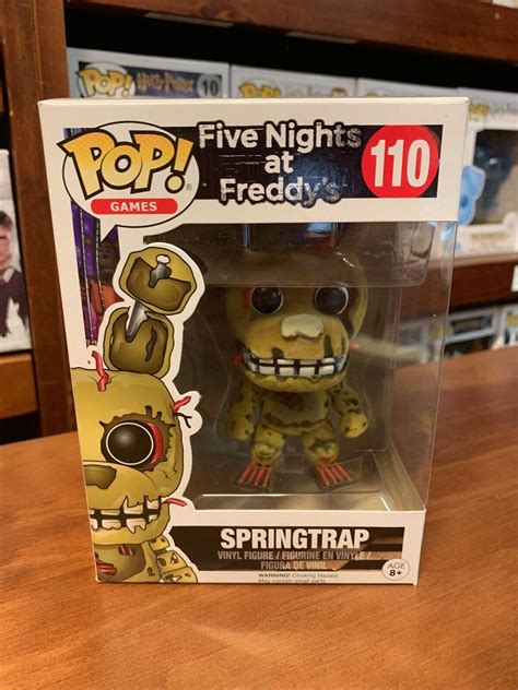 Five Nights At Freddys Flocked Springtrap Fnaf Funko Pop Vinyl Expert