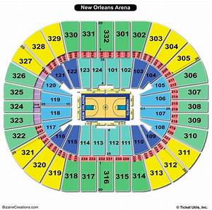 Smoothie King Arena Seating Chart Concert Brokeasshome Com